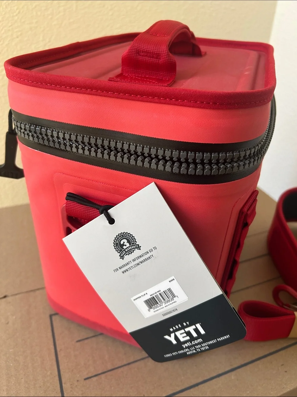 Yeti Red Lunch Tote with Removable Shoulder Strap